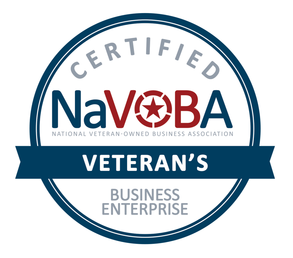 NaVOBA Veteran's Business Enterprise Logo
